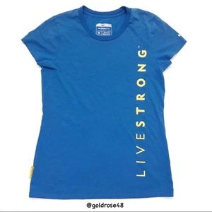 Nike Livestrong blue sports tee 328967-488